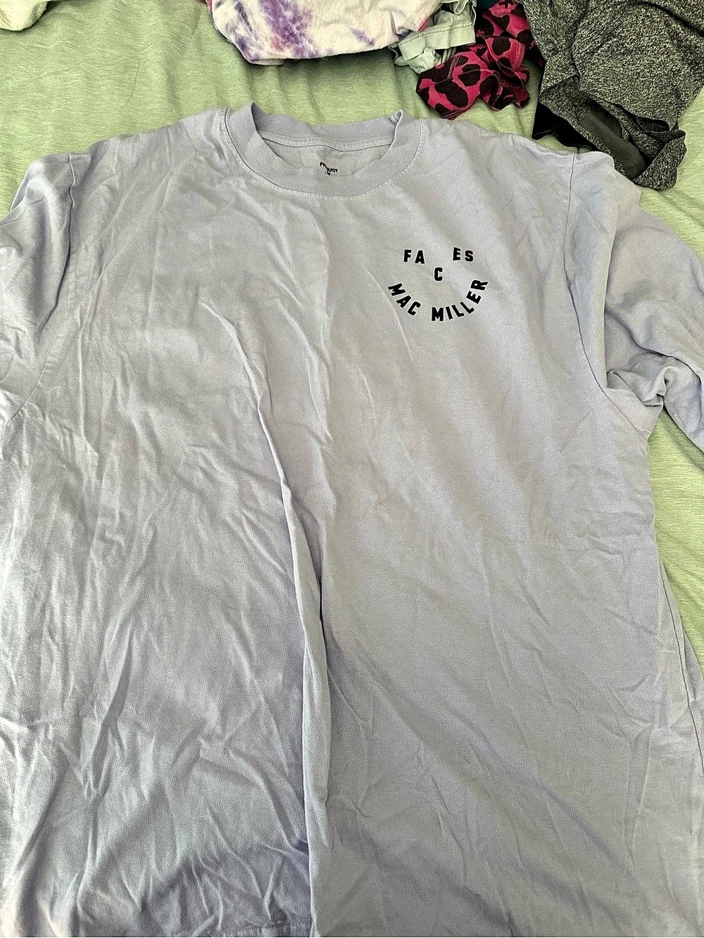 Mac Miller Faces Mac Miller graphic tee White XL